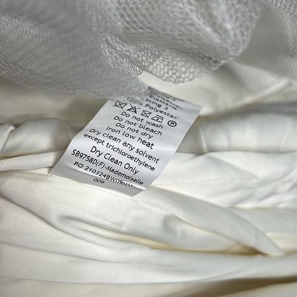 HOUSE OF CB 'Mademoiselle' White Tulle Midi Dress NWOT - Picture 10 of 12